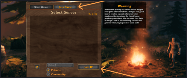 Valheim join game